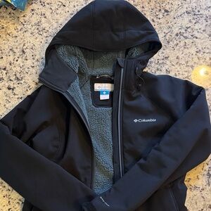 Columbia Black Hooded Jacket